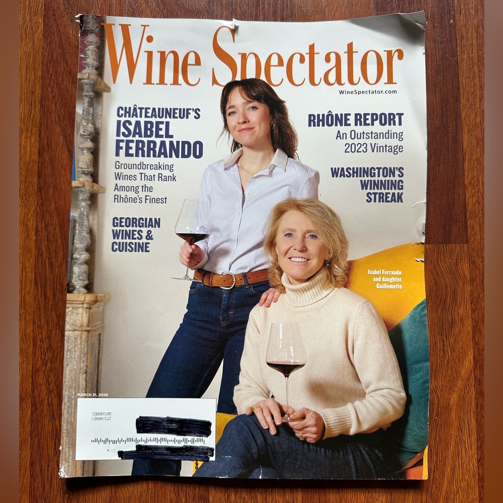 Wine Spectator Magazine - March 31, 2026